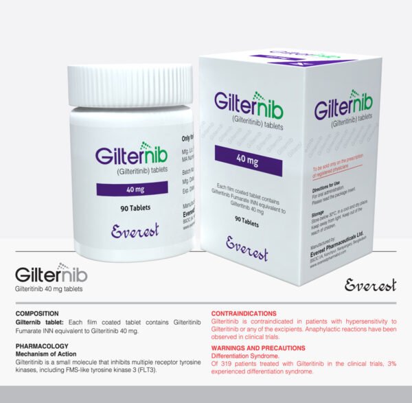 Buy Xospata (Gilteritinib) 40 mg Online
