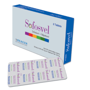 Sofosbuvir+Velpatasvir (Sofosvel)  400mg+ 100mg