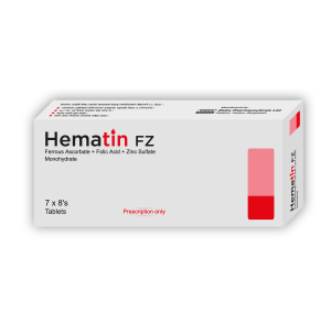 Hematin FZ (Ferrous Ascorbate + Folic Acid + Zinc Sulfate) 48 mg+0.5 mg+22.5 mg