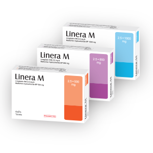 Linera M (Linagliptin + Metformin Hydrochloride) 2.5 mg+1000 mg