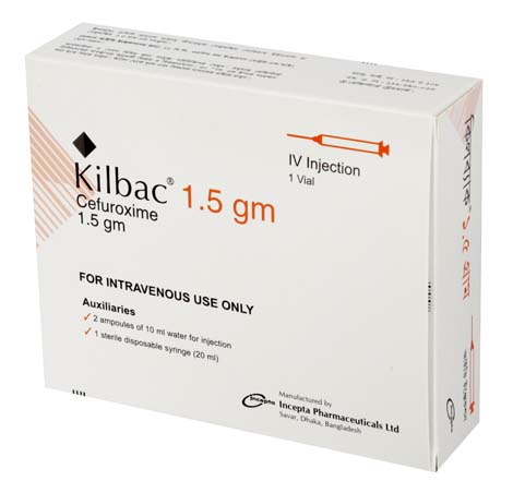 Kilbac (Cefuroxime & Sulbactam) 1.5gm