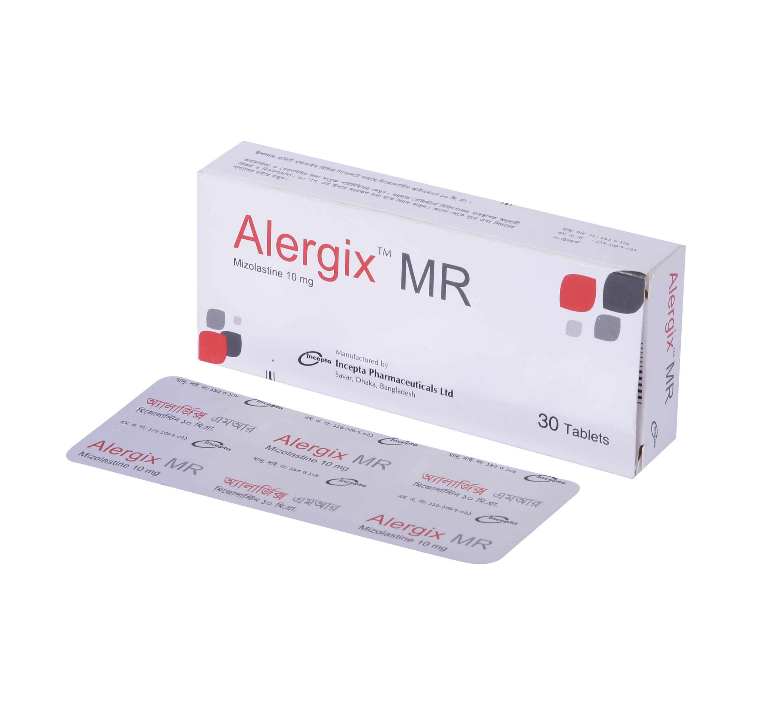 Alergix MR (Mizolastine) 10mg