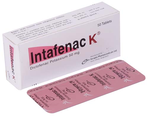Intafenac K (Diclofenac Potassium) 50mg