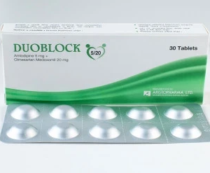 Duoblock (Amlodipine Besilate + Olmesartan Medoxomil) 5mg + 40mg