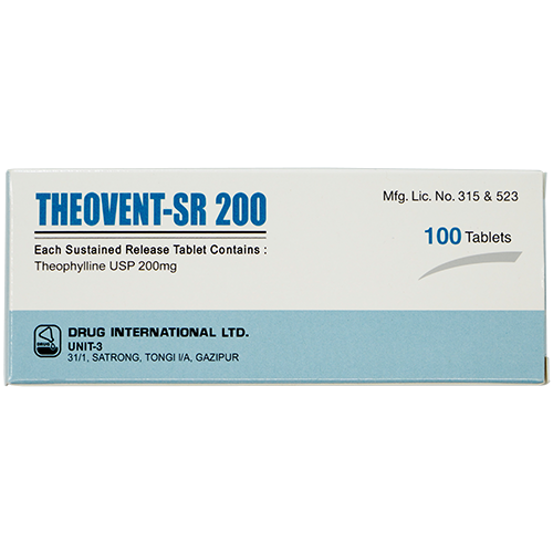 THEOVENT-SR (Theophylline) 200mg
