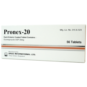 Pronex (Esomeprazole) 20mg