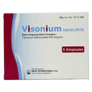 Visonium Injection (Vercuronium Bromide) 5mg