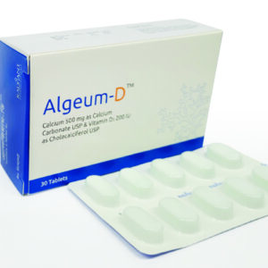 Algeum-D® (Calcium & Vitamin D3) 500 mg