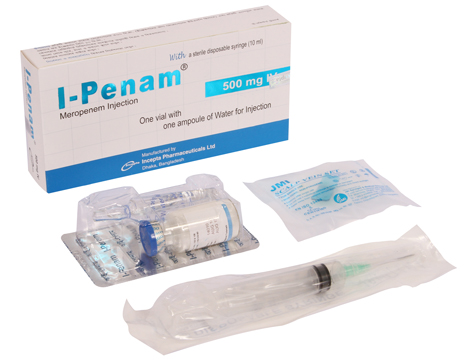 I-Penam (Imipenem & Cilastatin) 500mg