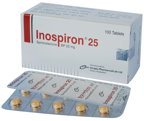 Inospiron (Spironolactone) 25mg