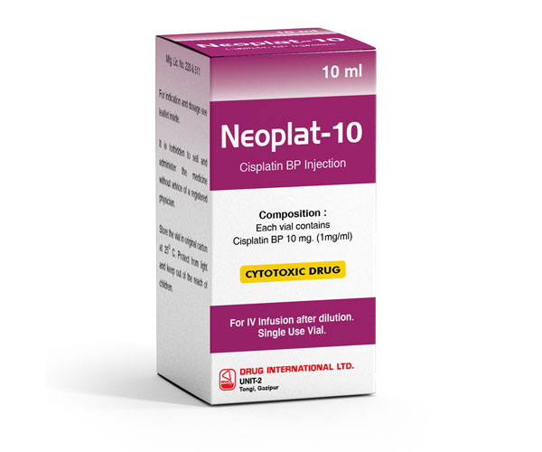 Neoplat Injection (Cisplatin) 10mg